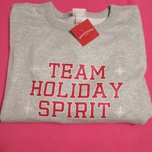 NEW Women's "TEAM HOLIDAY SPIRIT" Sweatshirt